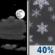 Friday Night: Partly Cloudy then Chance Light Snow